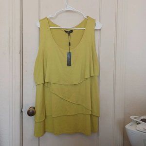 Melissa Page Green tiered Top Size XL